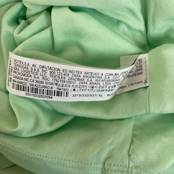 Mint Green Lace-Up Dress - Picture 8 of 9